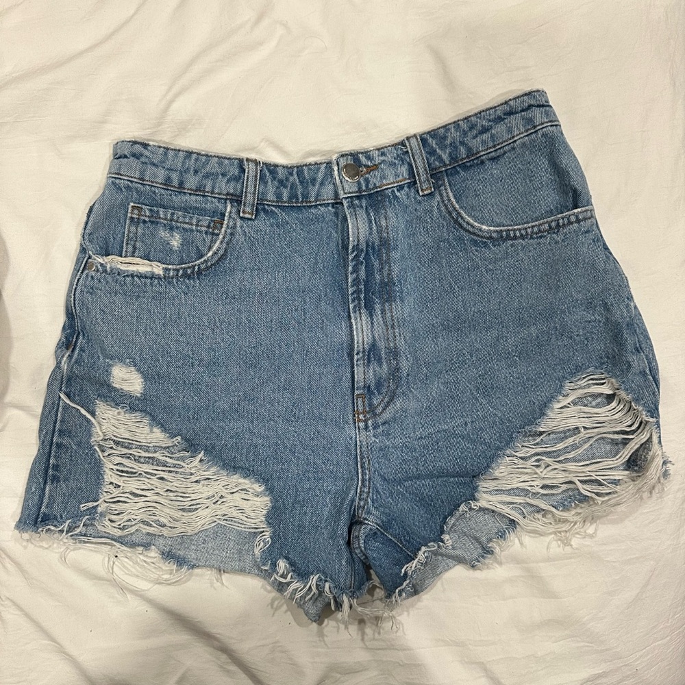 Distressed Denim Women's Shorts